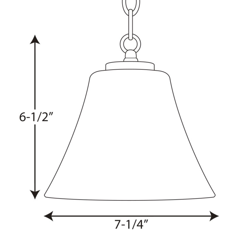 Luminaire suspendu en forme de cloche à 1 lumière Karla, H 94 po x l 5,5 po x P 5,5 po, Nickel brossé