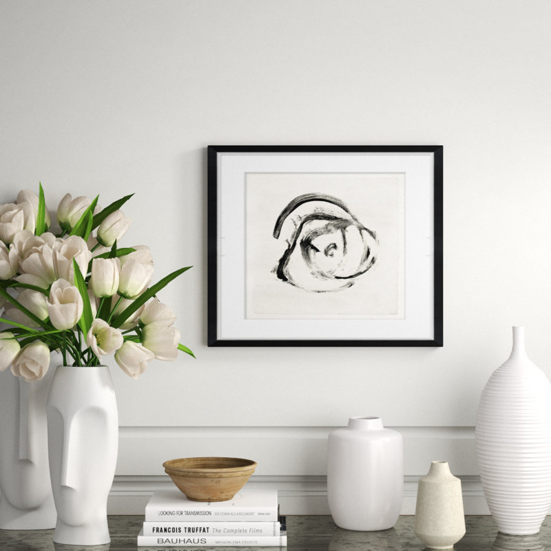 Black & White Swirl Giclee Print by Soicher Marin Archives