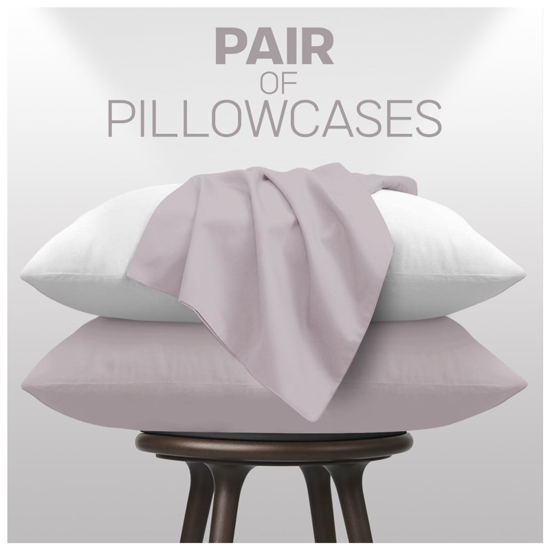 Nicole 144 Thread Count Pillowcase, Grey
