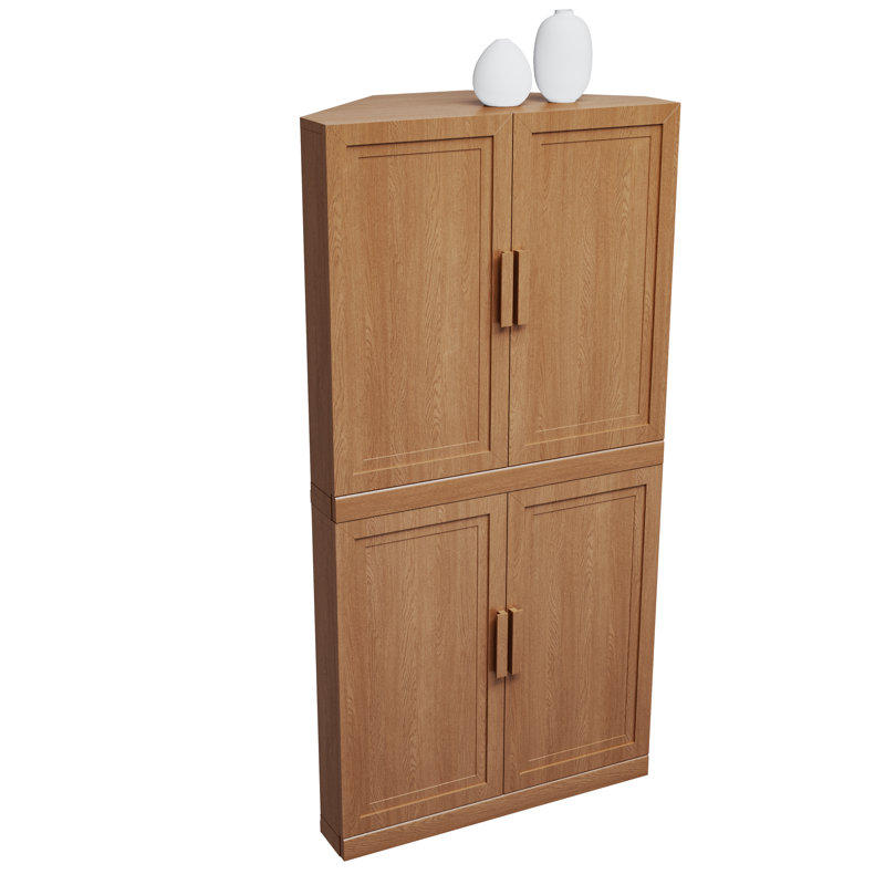 Armoire de coin de cuisine Reno, Noyer