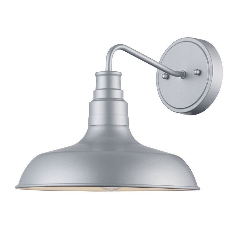 Applique murale en métal 1 lumière Guewen, Argent