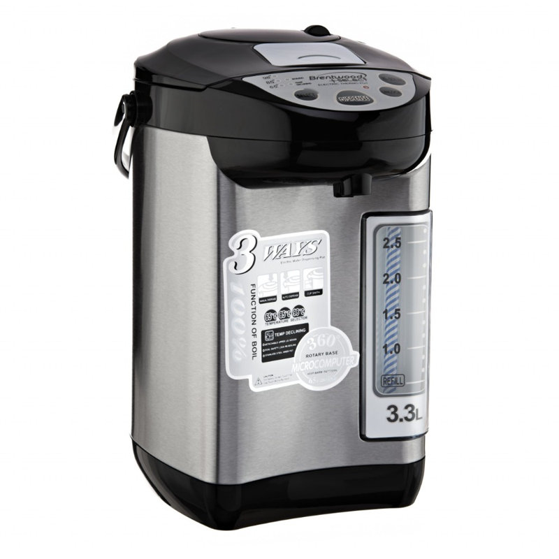 Distributeur d'eau chaude électrique 3,3 litres Brentwood Select