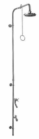Pull Chain Wall mount Outdoor Shower
