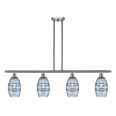 Luminaire suspendu rond / ovale pour îlot de cuisine à 4 lumières Dundrod
