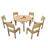 Anley Outdoor 7 - Piece Teak Dining Set