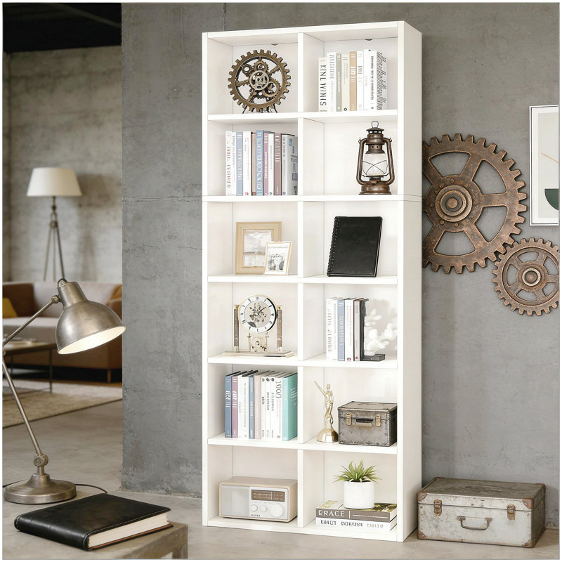 Compact Bookcase,Attractive Display Rack,Open Cabinet