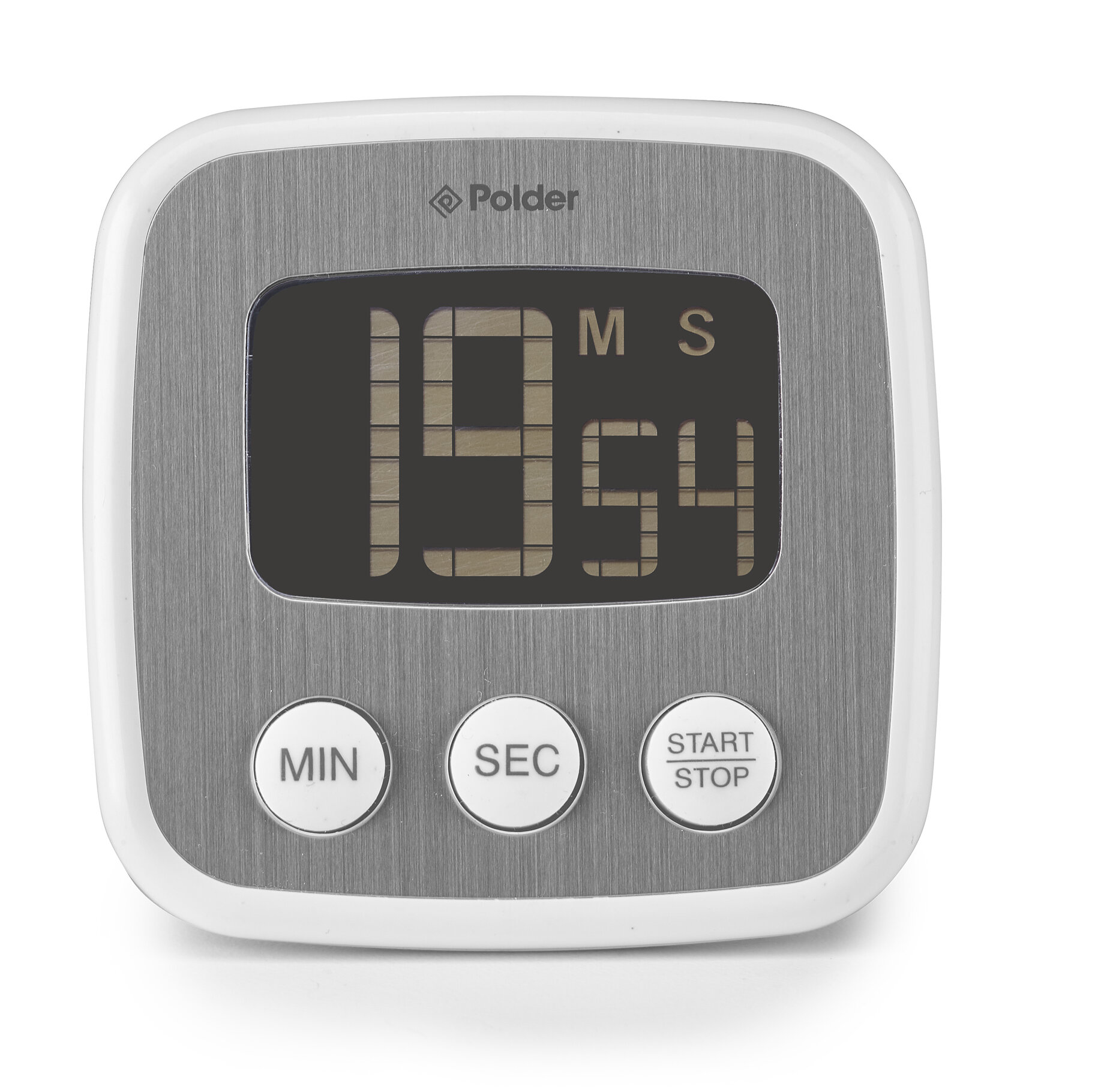 Polder Twist Digital Kitchen Timer with Extra Large Display and