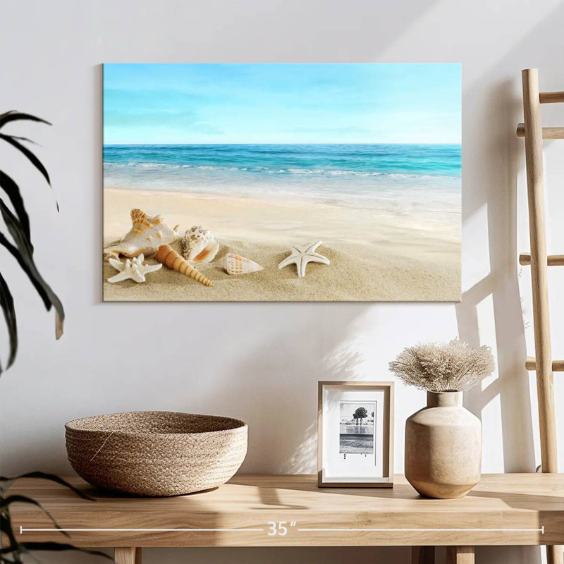 Aletra Beach Seashells, 16" H x 24" W