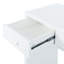 Console moderne minimaliste avec plateau ouvert et quatre tiroirs avec poignées en métal pour l'entrée, le salon et la salle à manger