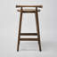 Madeira Upholstered Stool with Solid Wood Frame-1875086760