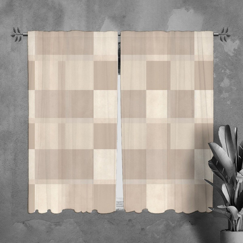 Paire de rideaux obscurcissant en polyester Deah, L 20 po x L 82 po