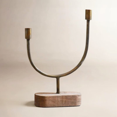Hestia Iron Candlestick Holder