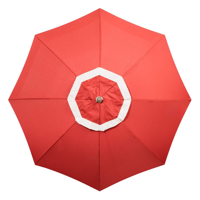 Club 79'' W Umbrella, Red/White