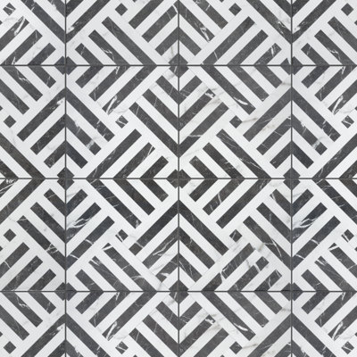 Merola Tile Gatzby 18" x 18" Porcelain Patterned Wall & Floor Tile