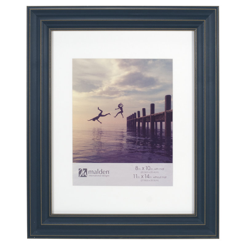 Indigo Picture Frame with Mat