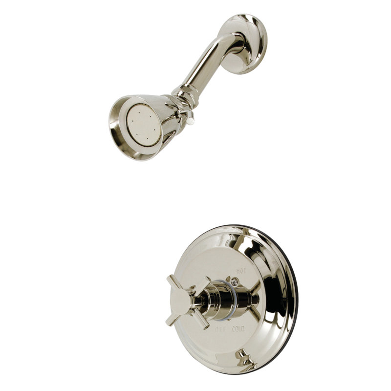 Kingston Brass Concord Single-Handle Pressure Balanced Shower Faucet, Polished Nickel