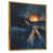 Toile avec cadre flottant or