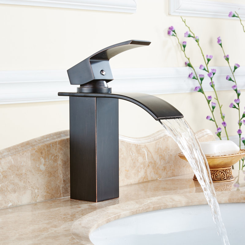 Single-Hole Single-handle Bathroom Faucet, Black