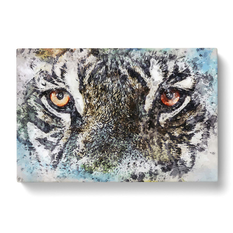 Eye of the Tiger in Abstract - Wrapped Canvas, 35cm H x 50cm W x 3cm D