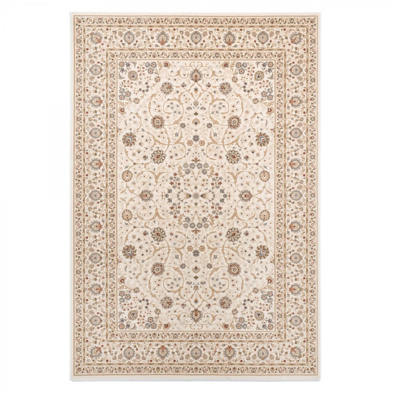 Moldabela Rectangle Floral Wool Area Rug, Rectangle 240 x 340cm