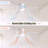 52 Inch Indoor Outdoor Ceiling Fan Solid Wood Fan Blade Noiseless Reversible Motor Remote Control With Light