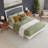 Ambie Low Profile Solid Wood Slatted Spindle Sleigh Bed-51407721-51407726