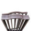 Barrière pour animaux - Barrière pour chiens, portes, escaliers ou maison - Autoportante, pliante, brune, en bois arqué