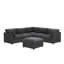 Canapé modulaire en velours côtelé Ghamnti-1394424032
