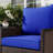 Outdoor Chair Cushion And Pillow , 4 Navy Blue, Comfortable Seating Experience Blue Furniture 4, Enjoy Comfort