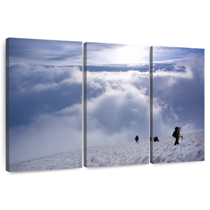 Mount Rainier Ice Climbing, 28" H x 45" W