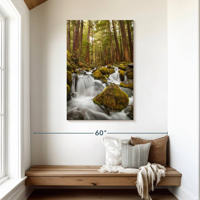 Alvord Forest Stream Boulder, 45" H x 30" W