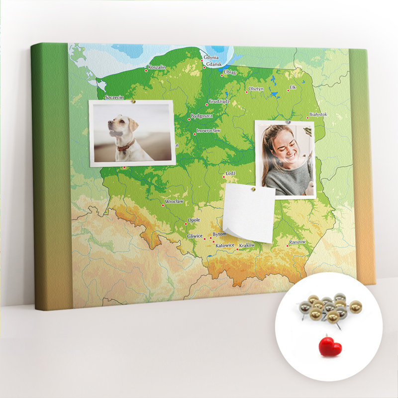 Makel Cork Corkboard / Bulletin Board