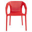Isaias Stackable Outdoor Patio Dining Armchair-1936393500
