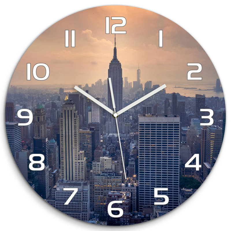 Julean Glass Wall Clock
