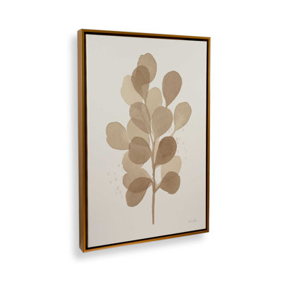 «Tan Leaf Impressions I», reproduction sur toile
