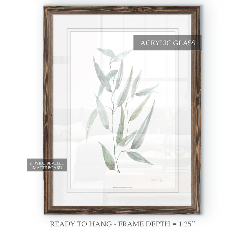 « ethereal eucalyptus i » par paul cezanne-reproduction d’art sur image, H 30 po x l 22 po x P 1,25 po, Papier encadré moka