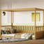 Elegant Twin Floor Bed For - Low To Ground Design Easy Access ' With Guardrails Peace Of Mind Parents
