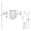 Applique murale en verre 2 lumières Transitional-67987323