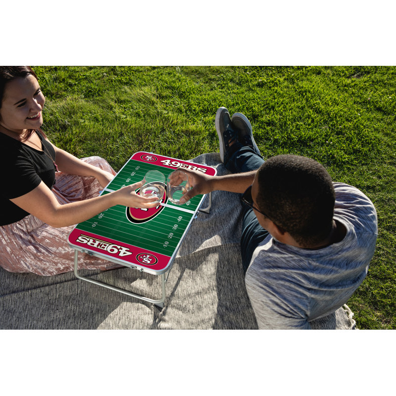 NFL Concert Table Mini Portable Table, San Francisco 49ers