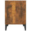  Armoire de chevet rectangulaire en bois d'ingénierie noir-962239416