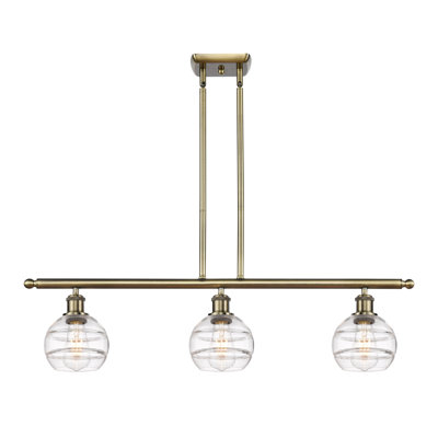Luminaire suspendu pour îlot de cuisine à 3 lumières Chartoff