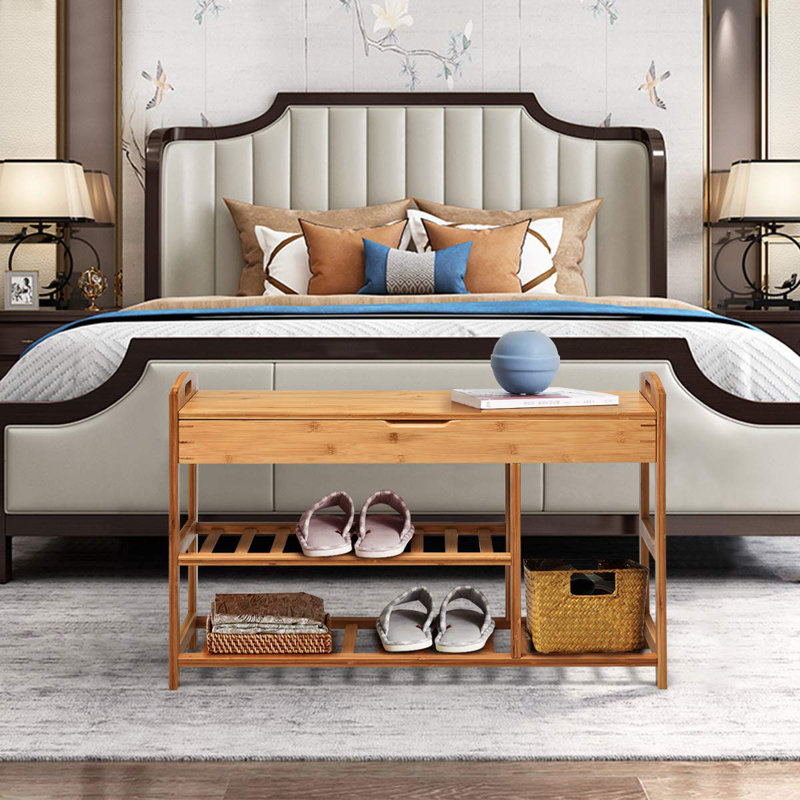 Bamboo Storage Bench