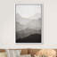 Chaîne de montagnes gris pastel, nature, paysage, illustrations, art moderne-100706994-100706995
