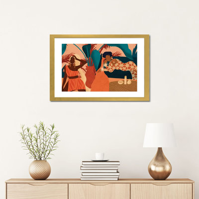 «Girls Night In» par Reyna Noriega - reproduction imprimée