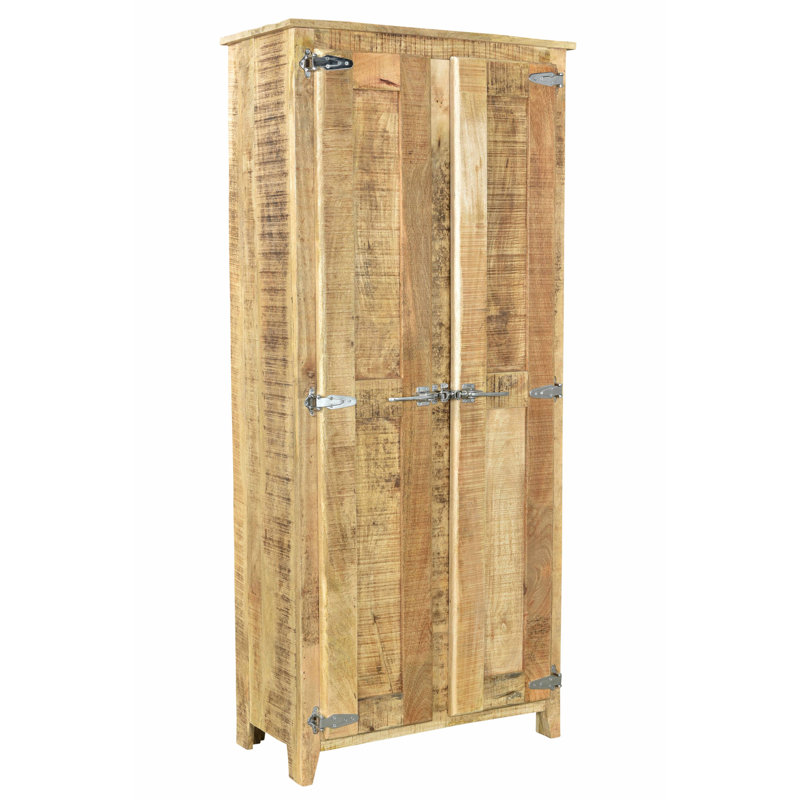 Ottomar 2 Door Solid Wood Wardrobe