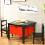 Ensemble de table d'activité et de chaises pour enfants 2-en-1 Harriet Bee