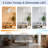 54 in. 5-Solid Wood Blades Indoor Standard Ceiling Fan Flush Mount with Remote Integrated LED-1162744896-1164804700