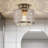 Lonnetta Glass Semi Flush Mount Ceiling Light-128004515