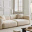 Canapé modulaire en coton et lin-118001933-118001931