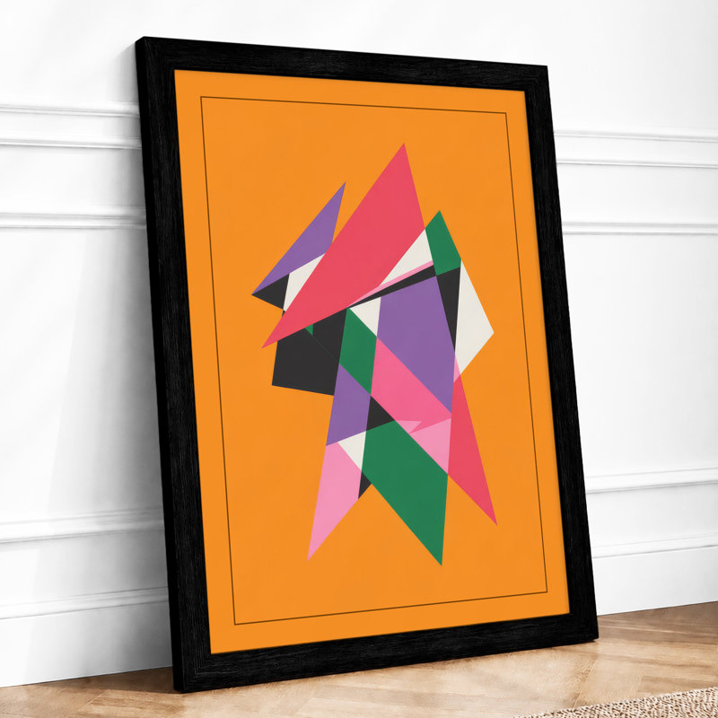 Fragmented Motion Geometric - Print, A1 - 84.1 x 59.4 cm, Black